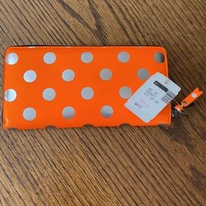 COMME DES GARÇONS CLASSIC POLKA LEATHER WALLET .
